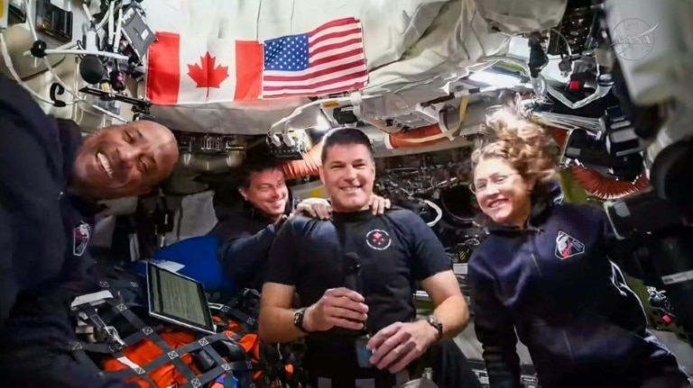 Artemis crew’s families enthralled by messages from space
