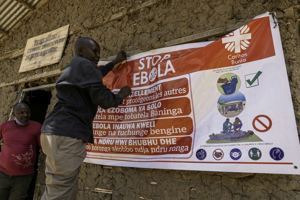 WHO chief says Ebola ‘can be stopped’ as he lands in DR Congo