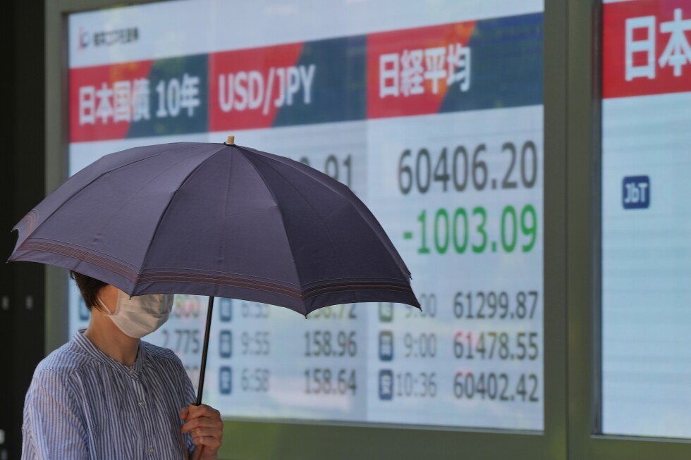 Asian shares trade mixed and Kospi falls nearly 4% as oil prices keep swinging