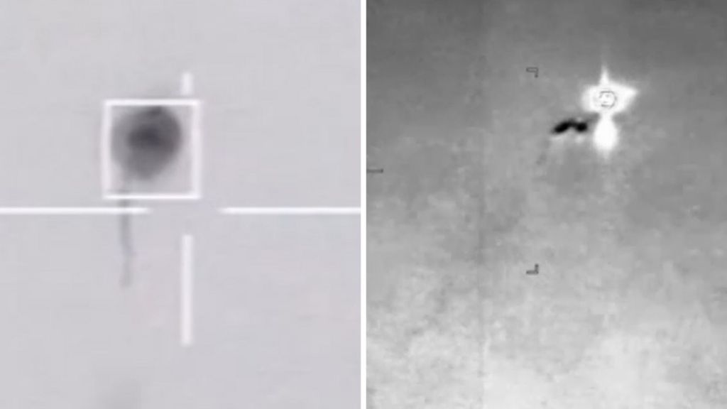 Newly declassified video shows fighter jet shoot down UFO