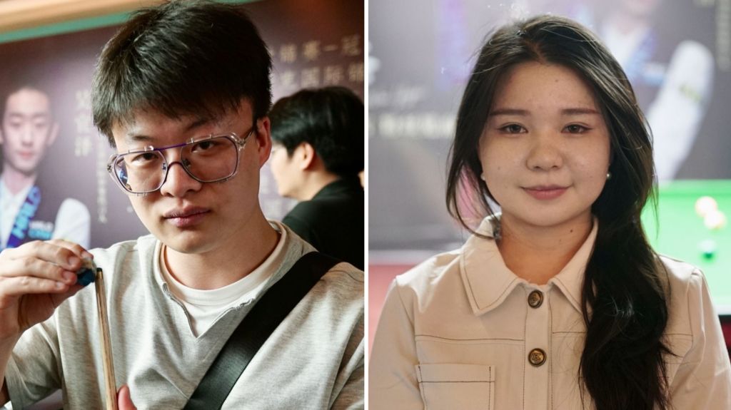 Crowds cheer China’s new snooker star on return from championship win