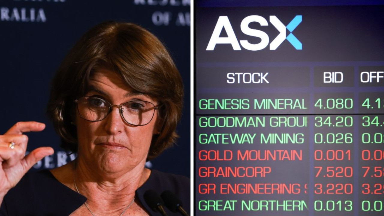 Australian shares drop to 20-day low as Reserve Bank signals more rate pain