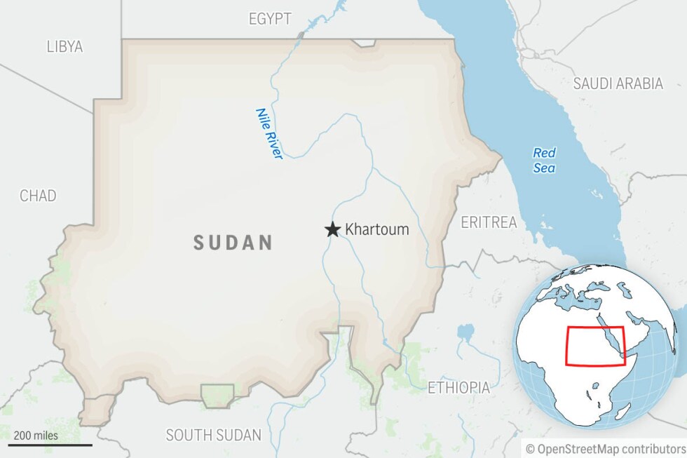 Sudanese military downs drone launched by paramilitary forces at the main airport, officials say