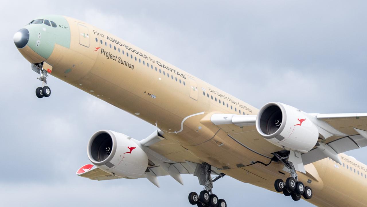 Qantas tests new long range Airbus ahead of direct Aus-NY and London flights