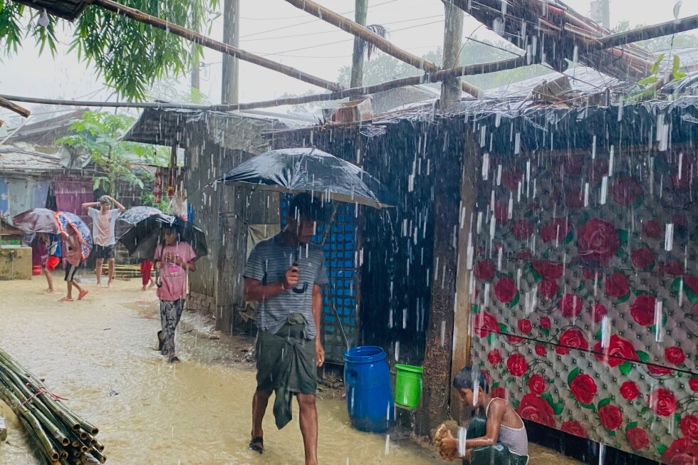 Landslides in Bangladesh kill at least 8 Rohingya refugees while monsoon rains batter India
