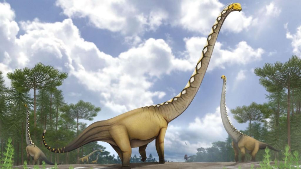 New dinosaur species with neck as long as cricket pitch discovered in Thailand