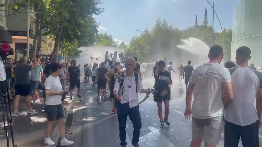Albania police teargas protesters against Trump-linked resort