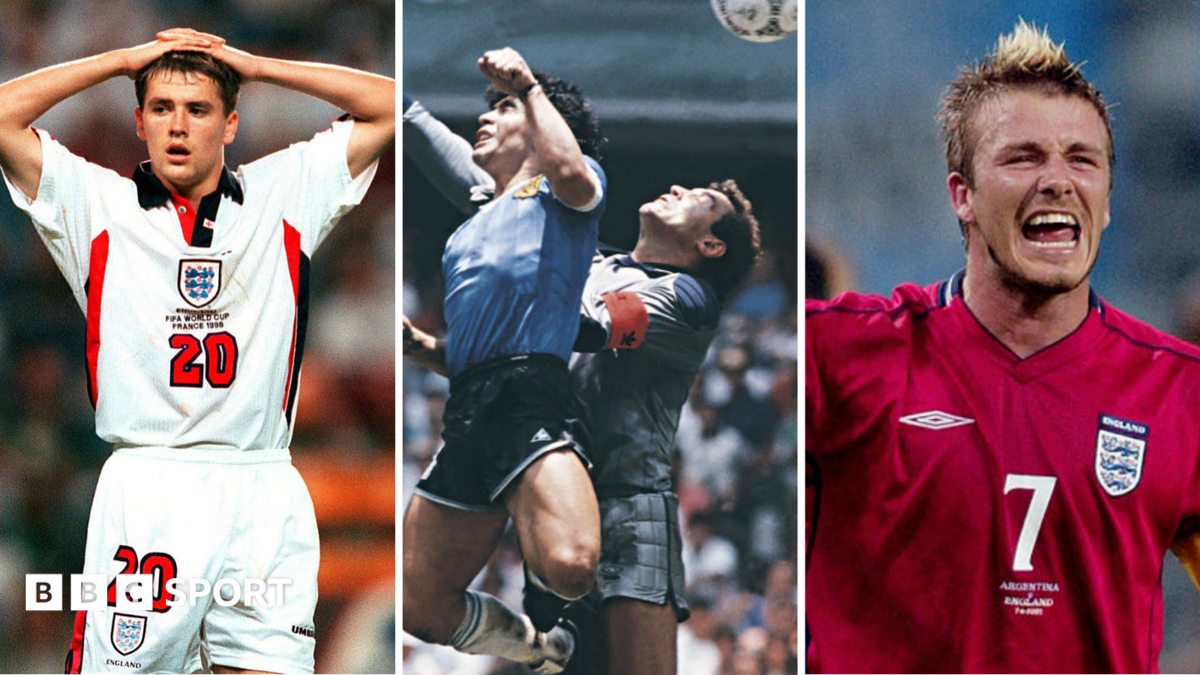 ‘Animals’, Hand of God and Beckham – Argentina and England’s World Cup rivalry