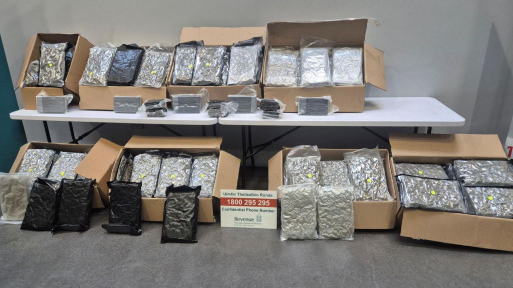 Cannabis and cocaine worth €1.95m seized in Dublin