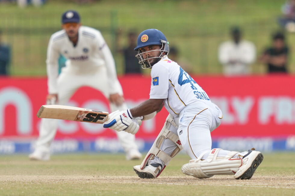 Dinusha’s century helps Sri Lanka snatch a draw in second test but India wins series 1-0
