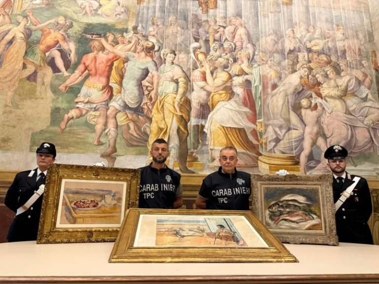 Italian police recover stolen Renoir, Cezanne and Matisse worth 9 mn euros