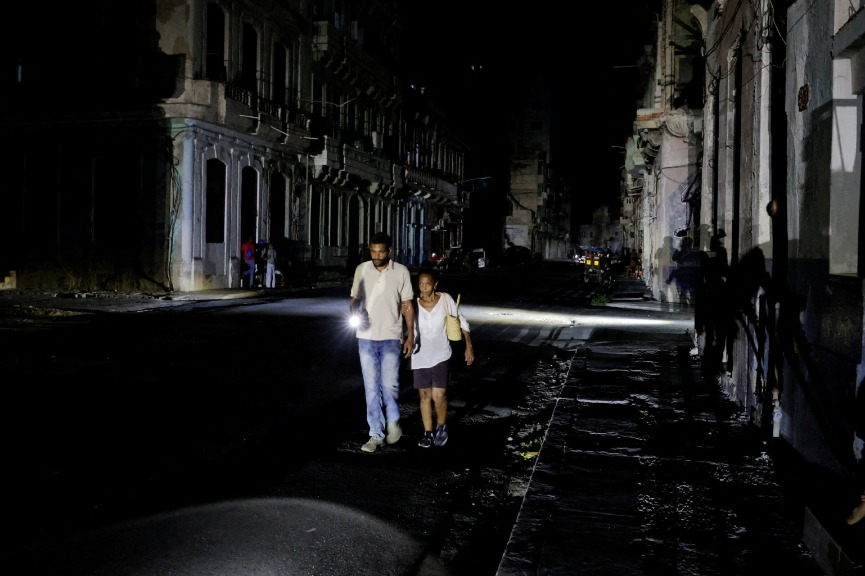 Cuba hit by partial power outage affecting western provinces