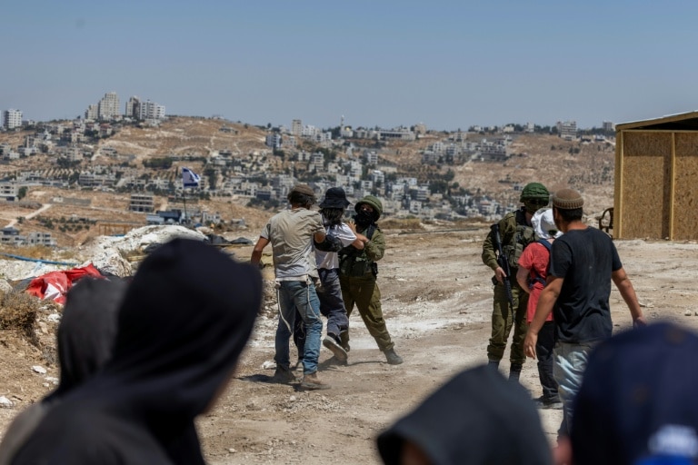 West Bank settlers attack AFP journalists