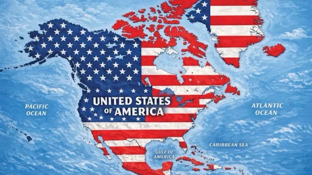 Trump posts map showing US takeovers of other nations