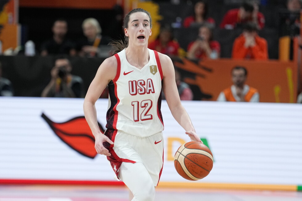 Caitlin Clark helps US beat China and 7-foot-3 Zhang Ziyu 94-61 in women’s World Cup opener