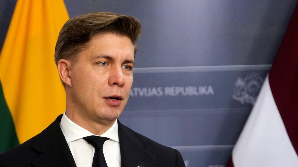 Lithuania ready to ‘fight back’ but has evacuation plans in face of Russia threats, PM tells BBC