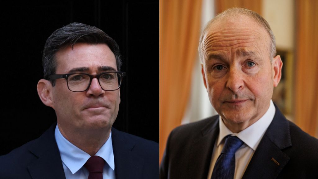 Andy Burnham to meet Irish Taoiseach for first time