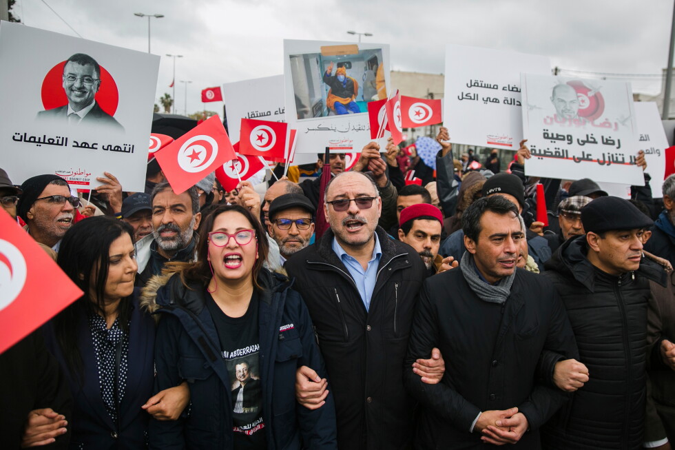Tunisia’s top court upholds opposition convictions in a state security case