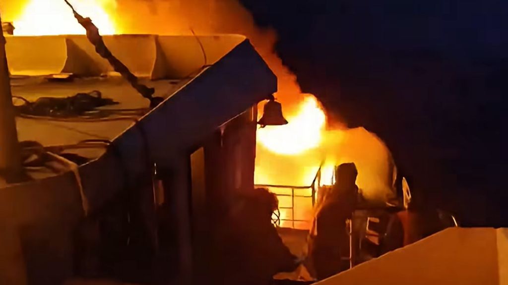Five dead and 86 missing as ‘heartbreaking’ fire breaks out on Philippines ferry