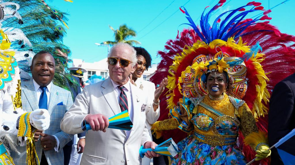 King Charles shows off dance moves on second day of Caribbean tour